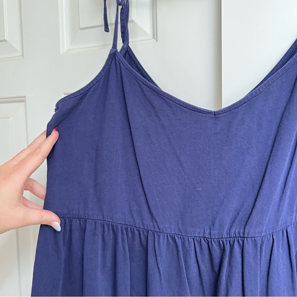 ASOS Design Curve Mini Smock Sundress w/ Tie Straps - Picture 2 of 4
